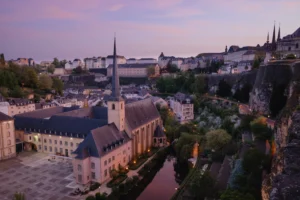 Luxembourg city view, site of the ILR and Cenex EV grid flexibility study